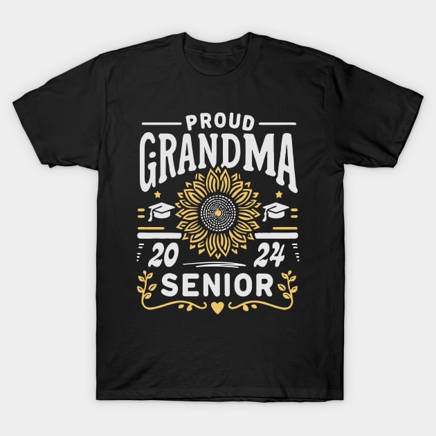 Proud GRANDMA of a 2024 Senior T-Shirt by rhazi mode plagget